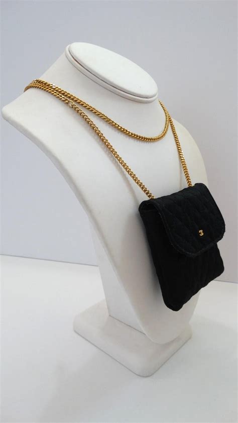 chanel mini handbag necklace|vintage chanel mini handbags.